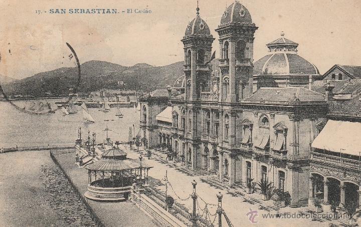 Postales: N&ordm; 17329 POSTAL SAN SEBASTIAN EL CASINO