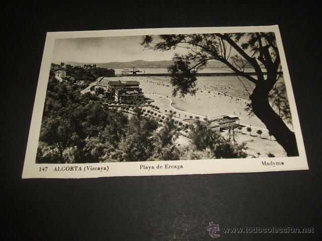 Postales: ALGORTA VIZCAYA PLAYA DE EREAGA - Foto 1