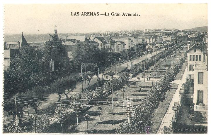 Postales: Las Arenas, postal antigua - Foto 1