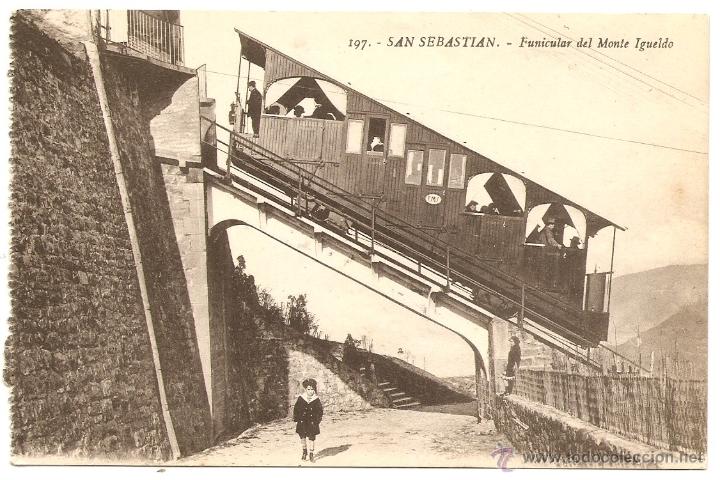 Postales: San Sebasti&aacute;n. Funicular - Foto 1