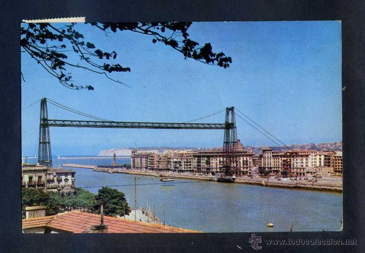 Postales: Portugalete *Puente...* Ed. Vistabella - Fournier n&ordm;305. Circulada.