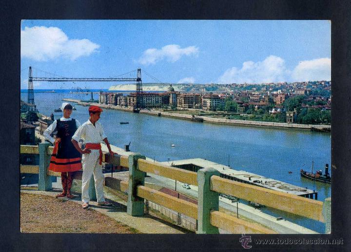 Postales: Portugalete *Puente...* Ed. G. Garrabella - Zgz n&ordm; 84. Escrita.