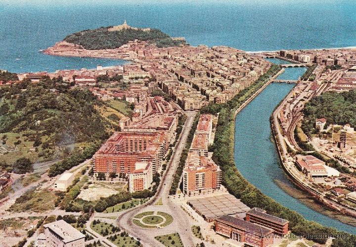 Postais: N&ordm; 15750 POSTAL SAN SEBASTIAN VISTA AEREA