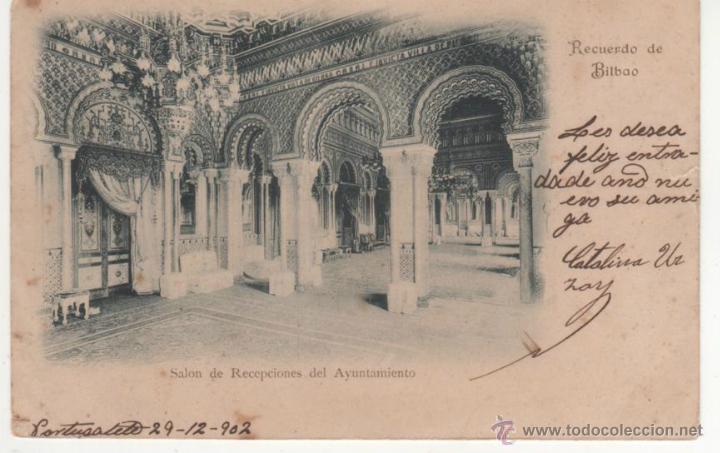 Cartoline: BILBAO.-SAL&Oacute;N DE RECEPCIONES DEL AYUNTAMIENTO