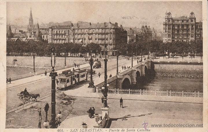 Postais: N&ordm; 20609 POSTAL SAN SEBASTIAN PUENTE DE SANTA CATALINA