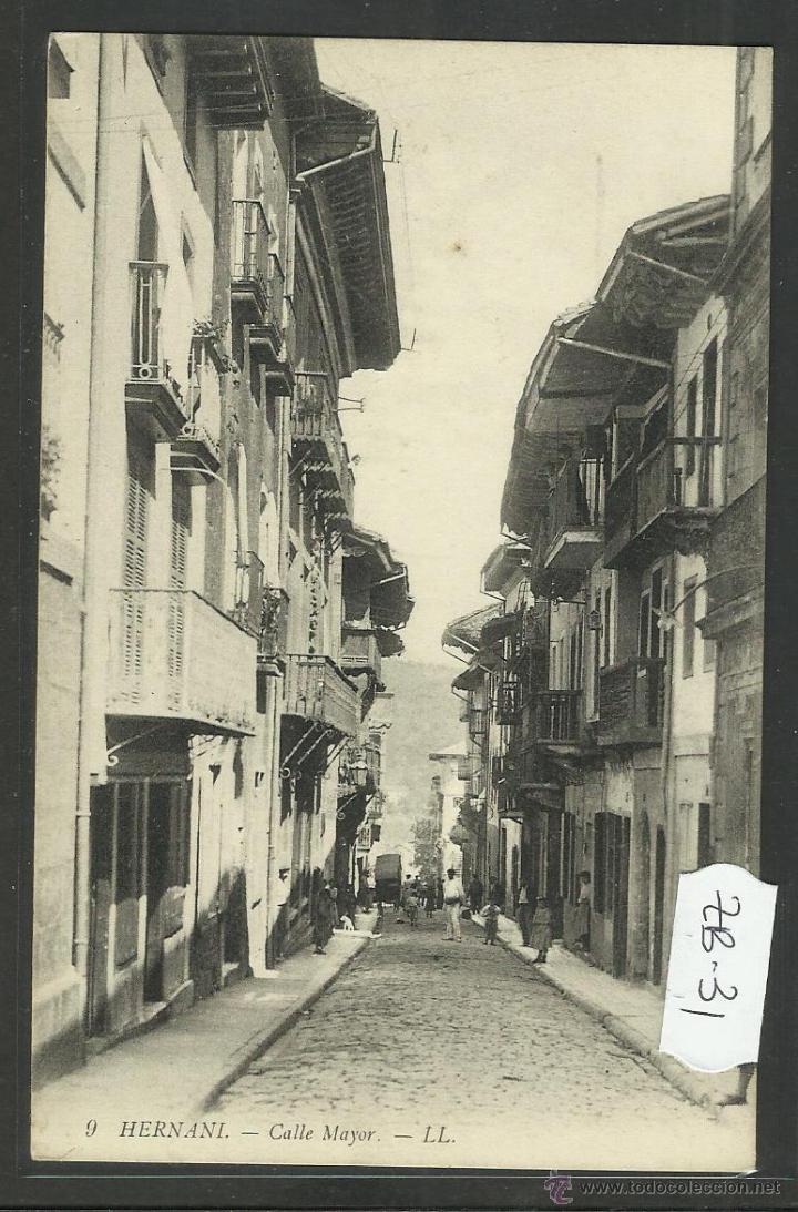 Postales: HERNANI - 9 - CALLE MAYOR - LL -(ZB- 31 ) - Foto 1