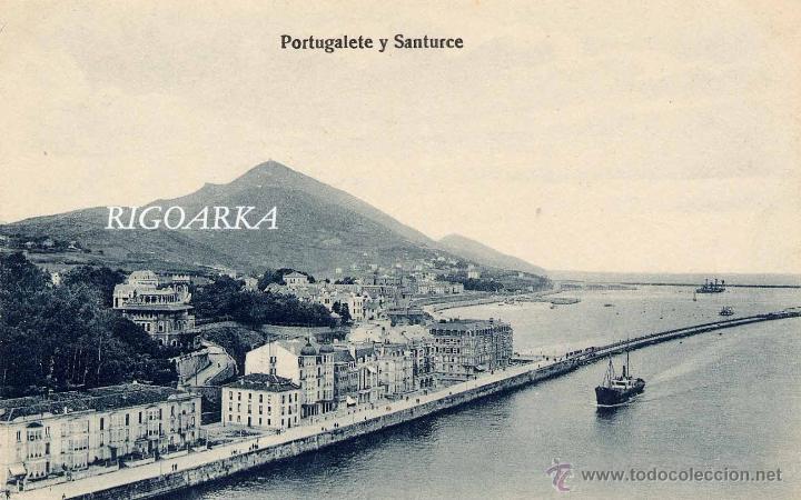 Postales: PORTUGALETE Y SANTURCE - Foto 1