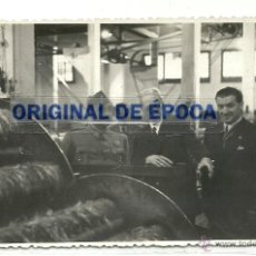 Postales: (PS-44101)POSTAL FOTOGRAFICA DE TOLOSA-VISITA DEL GENERAL FRANCO A LA FABRICA DE BOINAS ELOSEGUI. Lote 47543694