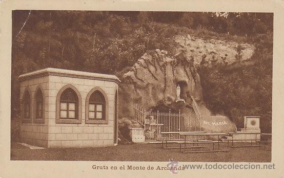Postales: BILBAO, GRUTA EN EL MONTE ARCHANDA, EDITOR: ALVAREZ - Foto 1