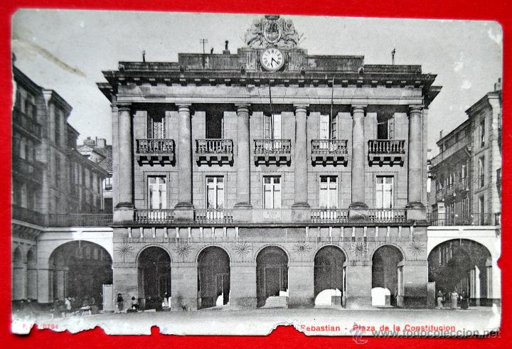 Postkarten: POSTAL DE SAN SEBASTIAN: PLAZA DE LA CONSTITUCI&Oacute;N
