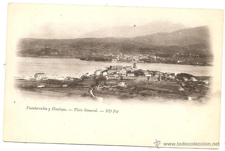 Postales: Fuenterrab&iacute;a. Dorso sin dividir - Foto 1
