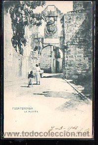 Postkarten: TARJETA POSTAL DE FUENTERRABIA, GUIPUZCOA - LA PUERTA. 925. HAUSER Y MENET