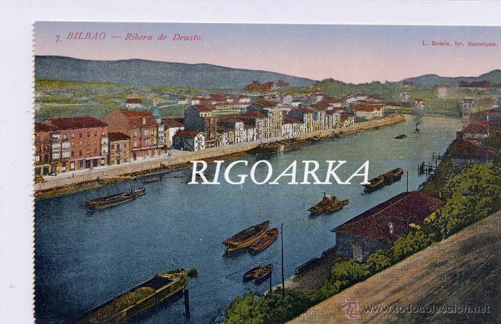 Postales: BILBAO .- RIBERA DE DEUSTO - Foto 1