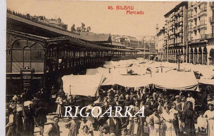 Postales: BILBAO (VIZCAYA).- MERCADO. - Foto 1