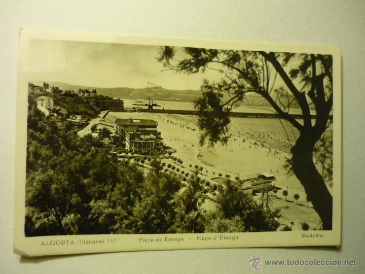 Postales: POSTAL ALGORTA.-PLAYA DE EREAGA-ESCRITA - Foto 1