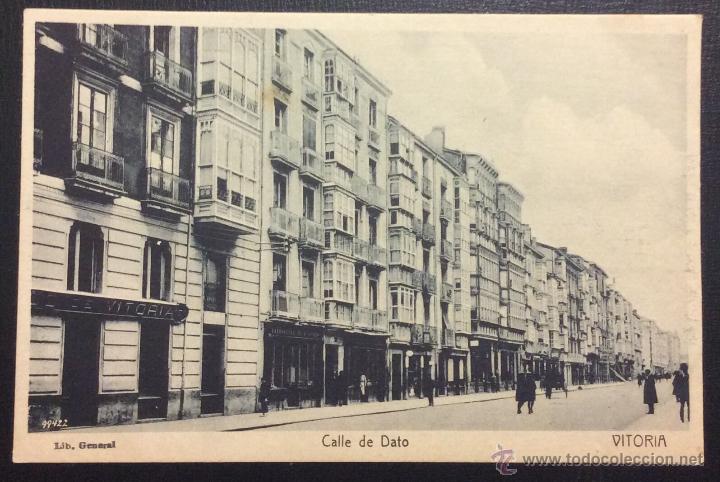 Postales: VITORIA. CALLE DE DATO. (LIB. GENERAL) - Foto 1