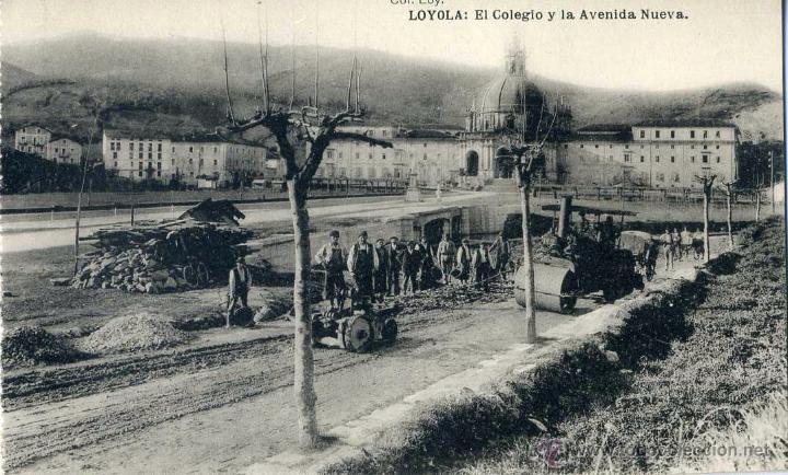 Postkarten: POSTAL COLEGIO DE LOYOLA: EL COLEGIO Y LA AVENIDA NUEVA.  FOT. DE HAUSER Y MENET.LIM