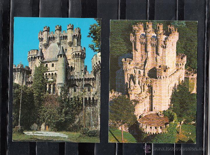 Postales: VIZCAYA. CASTILLO DE BUTRON. SIGLO XI, RECONSTRUIDO EN EL XIX
