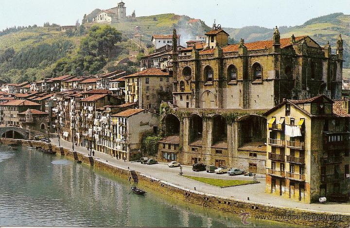 Postales: POSTAL, ONDARROA-VIZCAYA, R&Iacute;A E IGLESIA, SIN CIRCULAR