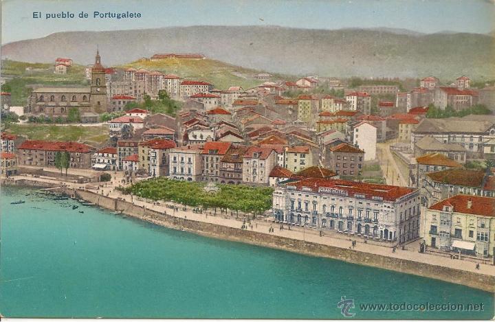 Cartes Postales: POSTAL EL PUEBLO DE PORTUGALETE. L.G.