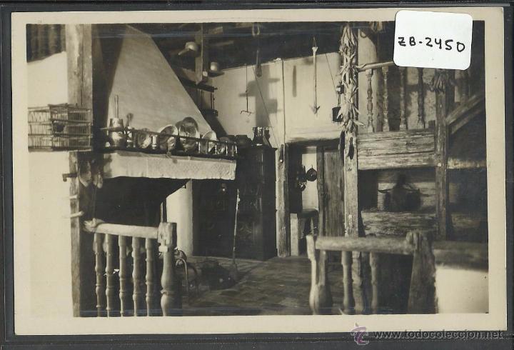 Postales: SAN SEBASTIAN - 166 - COCINA CASERIO VASCO - FOTOGRAFICA GALARZA - (ZB-2450)
