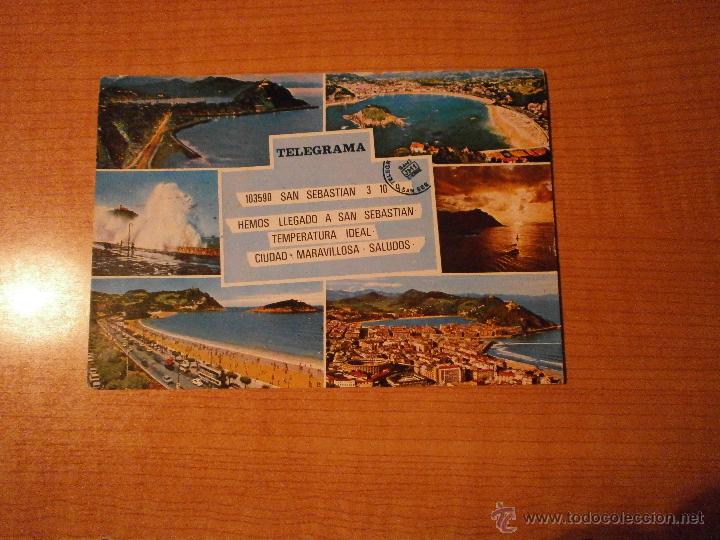 Postales: POSTAL SAN SEBASTIAN CIRCULADA