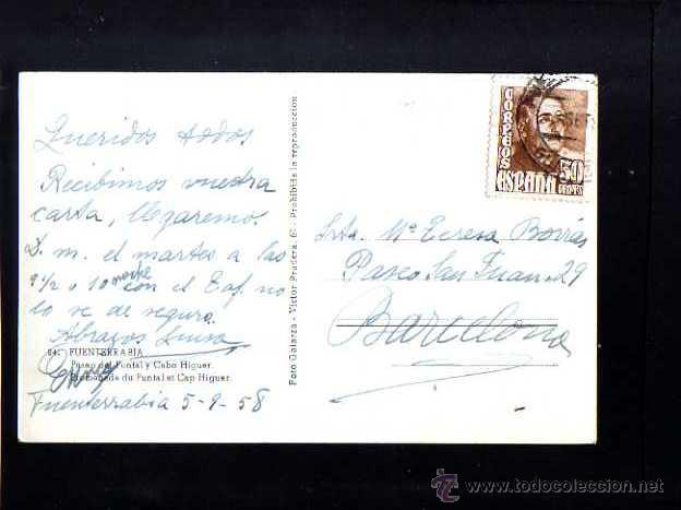Postales: Postal de Fuenterrabia. - Foto 2