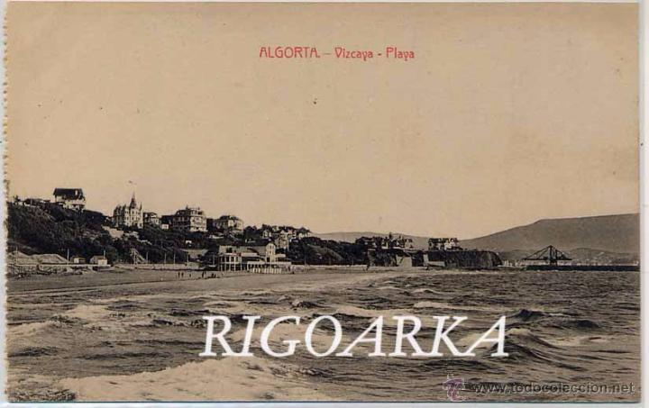 Postales: ALGORTA (VIZCAYA).- PLAYA - Foto 1