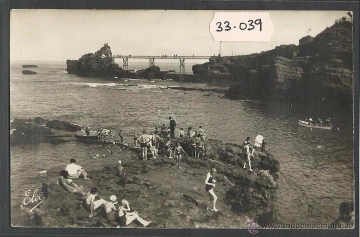 Postales: BIARRITZ - ROCA DE LA VIRGEN - (33039) - Foto 1