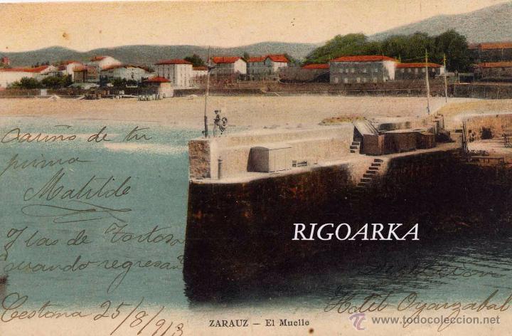 Postales: ZARAUZ (GUIPUZCOA).- EL MUELLE - Foto 1