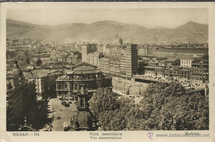 Postales: BILBAO VISTA ESCRITA - Foto 1