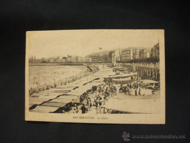 Postales: POSTAL - SAN SEBASTIAN - LA PLAYA - - Foto 1