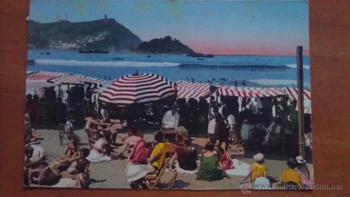Postales: POSTAL PLAYA DE SAN SEBASTIAN - Foto 1