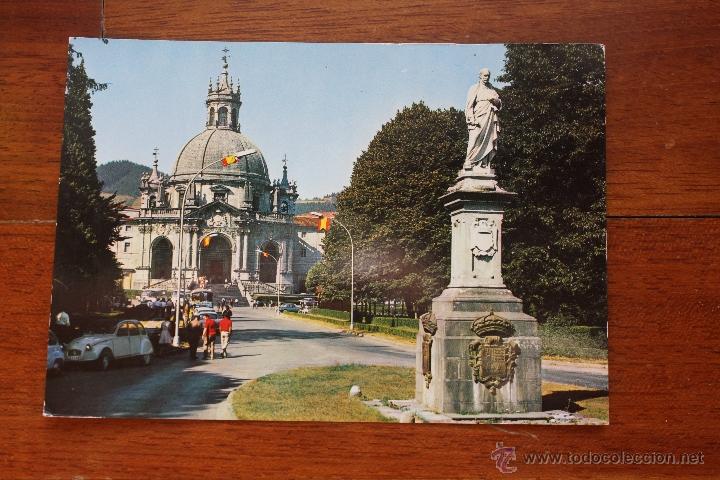 Cartoline: POSTAL DE SAN IGNACIO DE LOYOLA. GUIP&Uacute;ZCOA, PAIS VASCO. A&Ntilde;O 1966. VISTA, CITROEN 2CV.