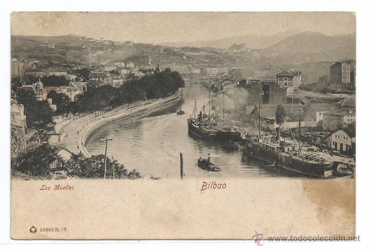Postales: BILBAO .- LOS MUELLES - Foto 1