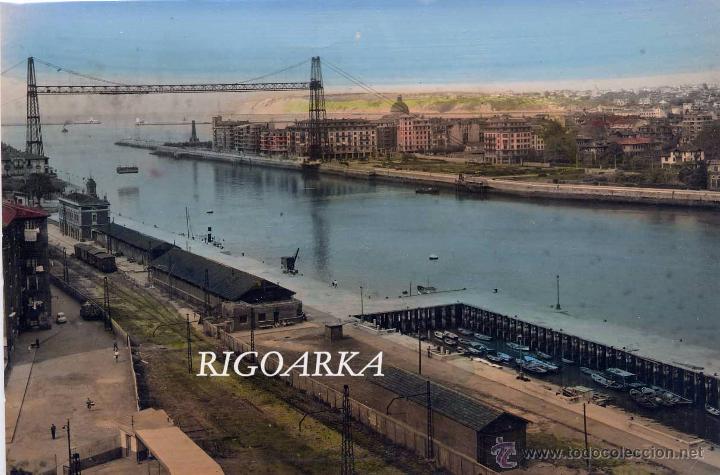 Postales: BILBAO.-. VISTA DE LAS ARENAS Y ALGORTA