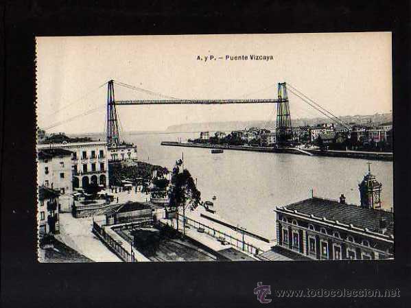 Postales: Bilbao. Puente de Vizcaya - Foto 1