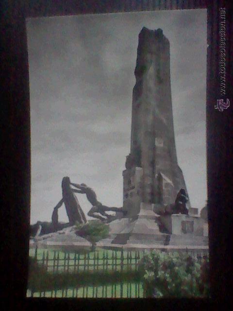 Postales: N&ordm; 37 MONUMENTO EVARISTO CHURRUCA CIRCULADA MATASELLOS lAS aRENAS VIZCAYA *B49 RARA