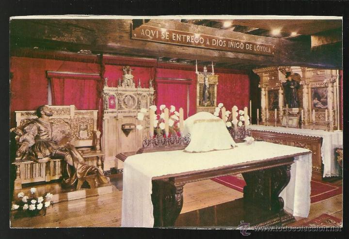 Postcards: POSTAL SANTUARIO DE LOYOLA - CAPILLA DE LA CONVERSION - MANIPEL 1960