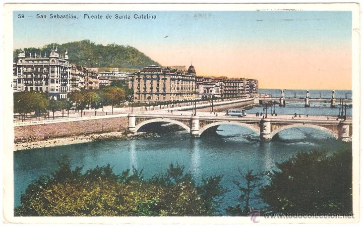 Postais: San Sebastian Puente de Santa Catalina