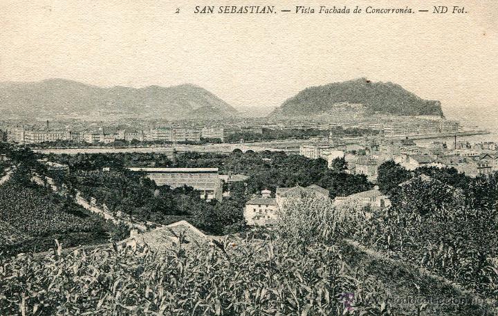 Postkarten: San Sebastian. Vista Fachada de Concorron&eacute;a. 2 ND Fot.