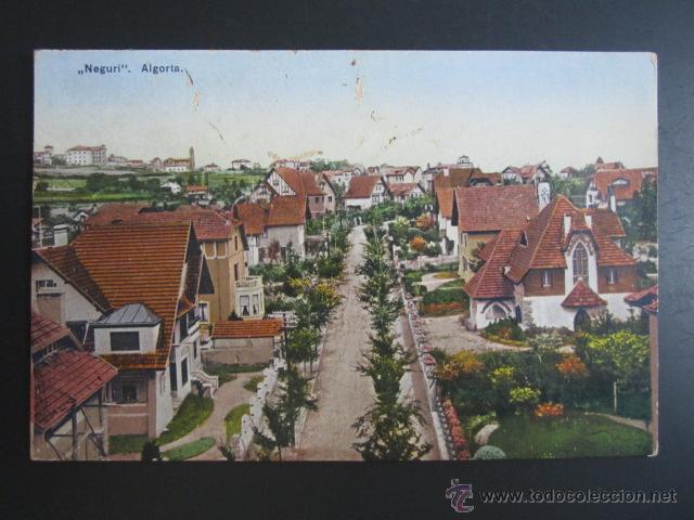 Postales: POSTAL VIZCAYA. NEGURI. ALGORTA. - Foto 1