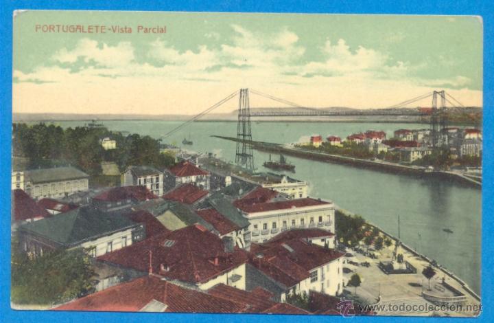 Postkarten: PORTUGALETE.- VISTA PARCIAL. A. M.- 23.