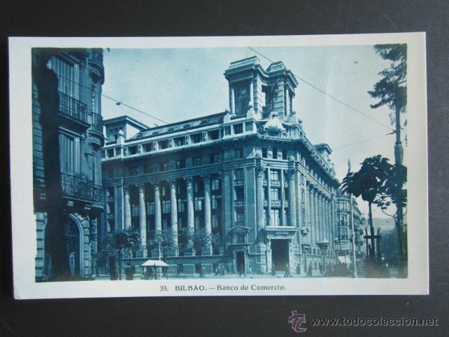 Postales: POSTAL VIZCAYA. BILBAO. BANCO DE COMERCIO. - Foto 1