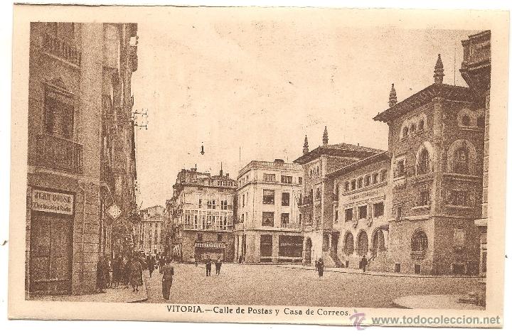 Postales: Vitoria, postal formato antiguo - Foto 1