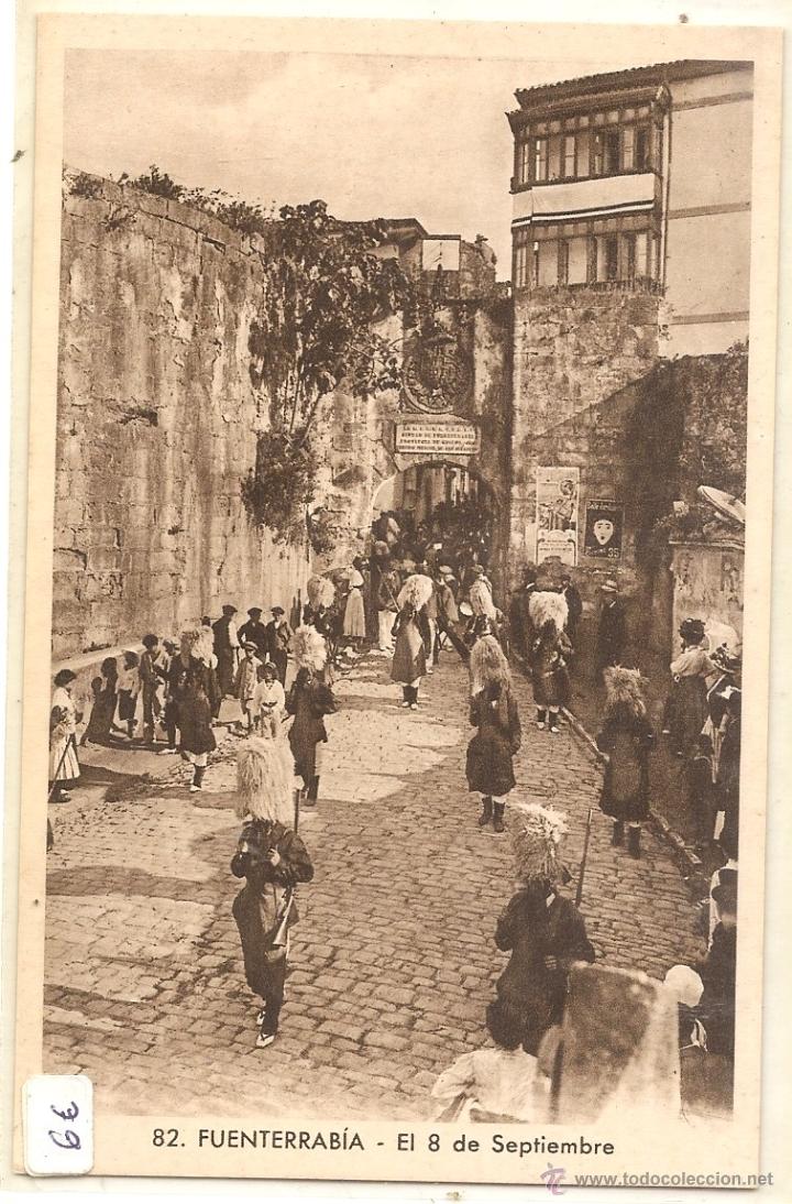 Postales: Fuenterrab&iacute;a, postal antigua - Foto 1