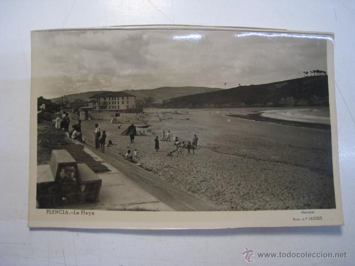 Postales: PLENCIA: LA PLAYA - POSTAL ORIGINAL - Foto 1
