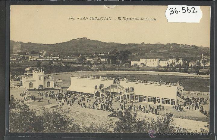Postais: SAN SEBASTIAN - 289 - HIPODROMO DE LASARTE - ED&middot; GREGORIO GALARZA - (36562)