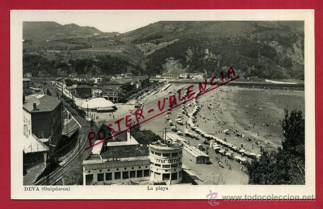 Postales: POSTAL DEVA, GUIPUZCOA, LA PLAYA, P81288 - Foto 1