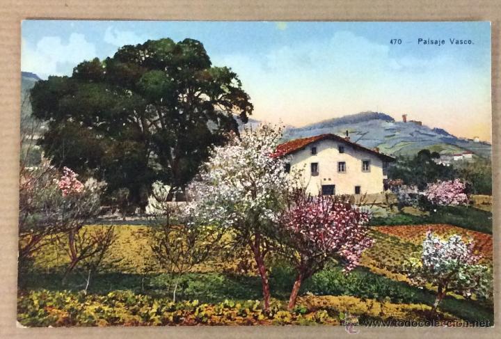 Postales: PAISAJE VASCO. (470, fot. Galarza)